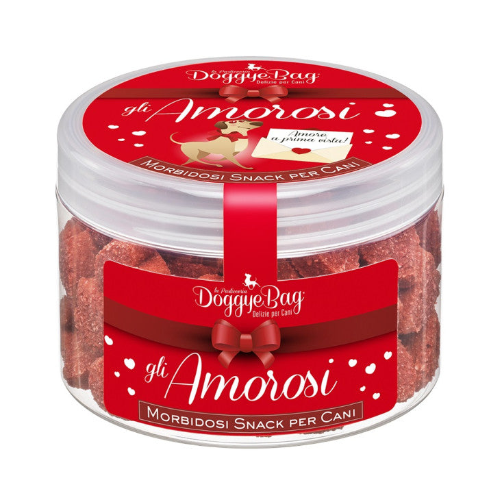 DoggyeBag Gli Amorosi Snack Morbidi Monoproteici per Cani 200 g DoggyeBag Gli Amorosi Snack Morbidi Monoproteici per Cani 200 g